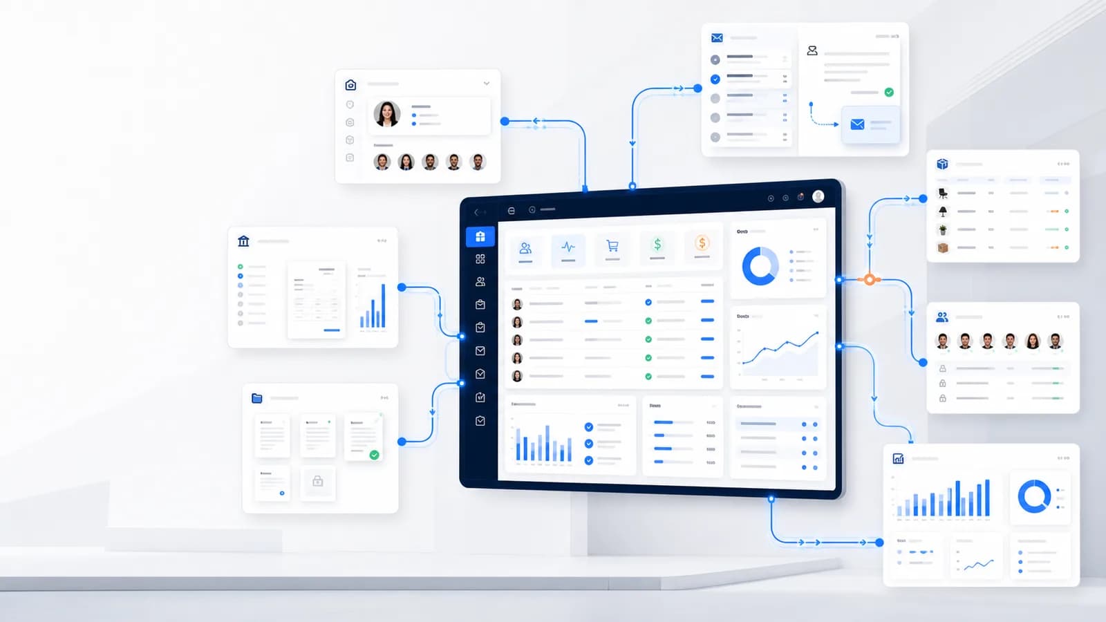 Plataforma CRM y de operaciones empresariales para gestión de equipos