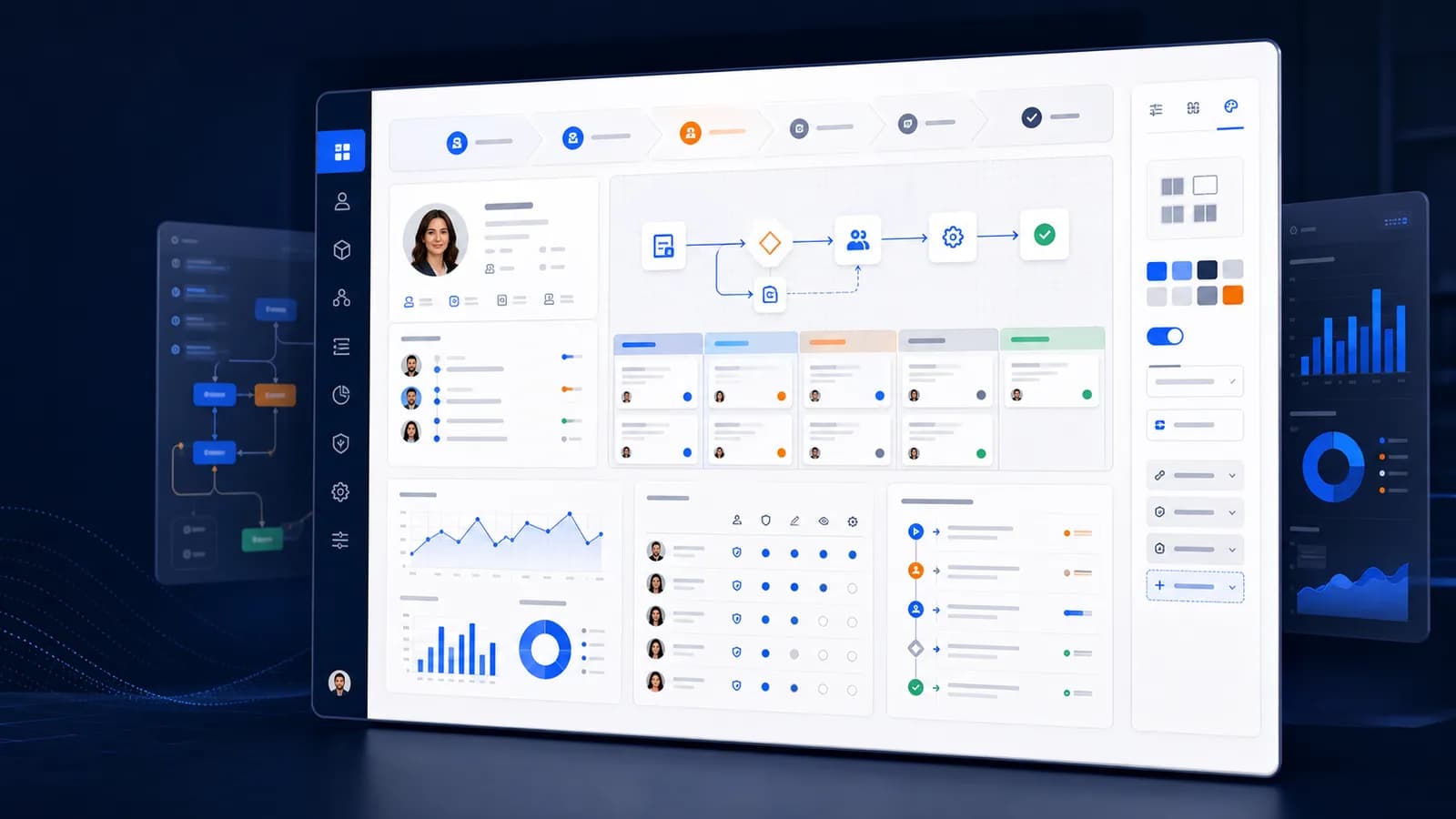 Plataforma empresarial personalizada adaptada a los flujos de la compañía